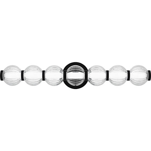 Elway LED 25.25 inch Matte Black Bath Light Wall Light, Medium