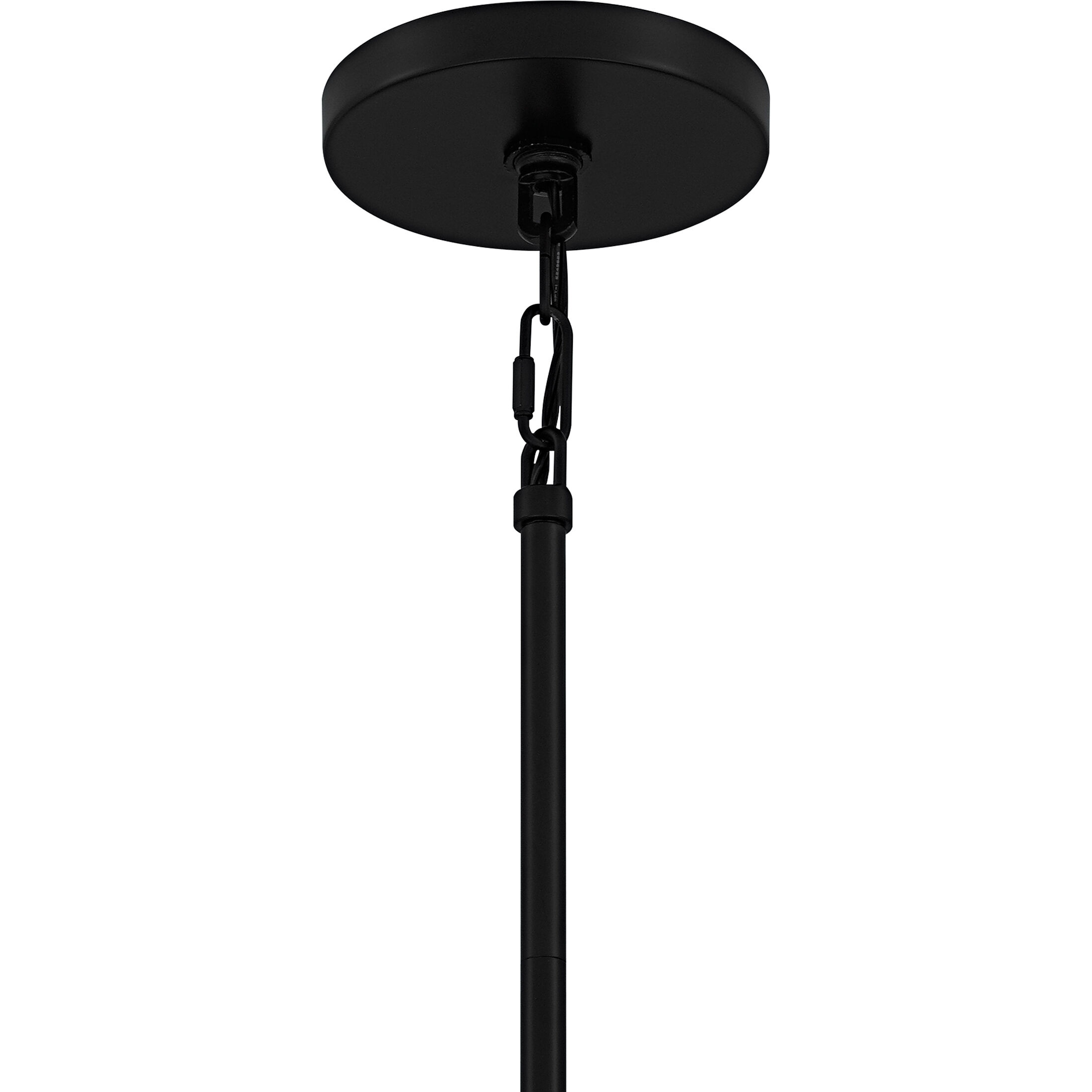 Cassidy 5 Light 23.5 inch Matte Black Pendant Ceiling Light, Large