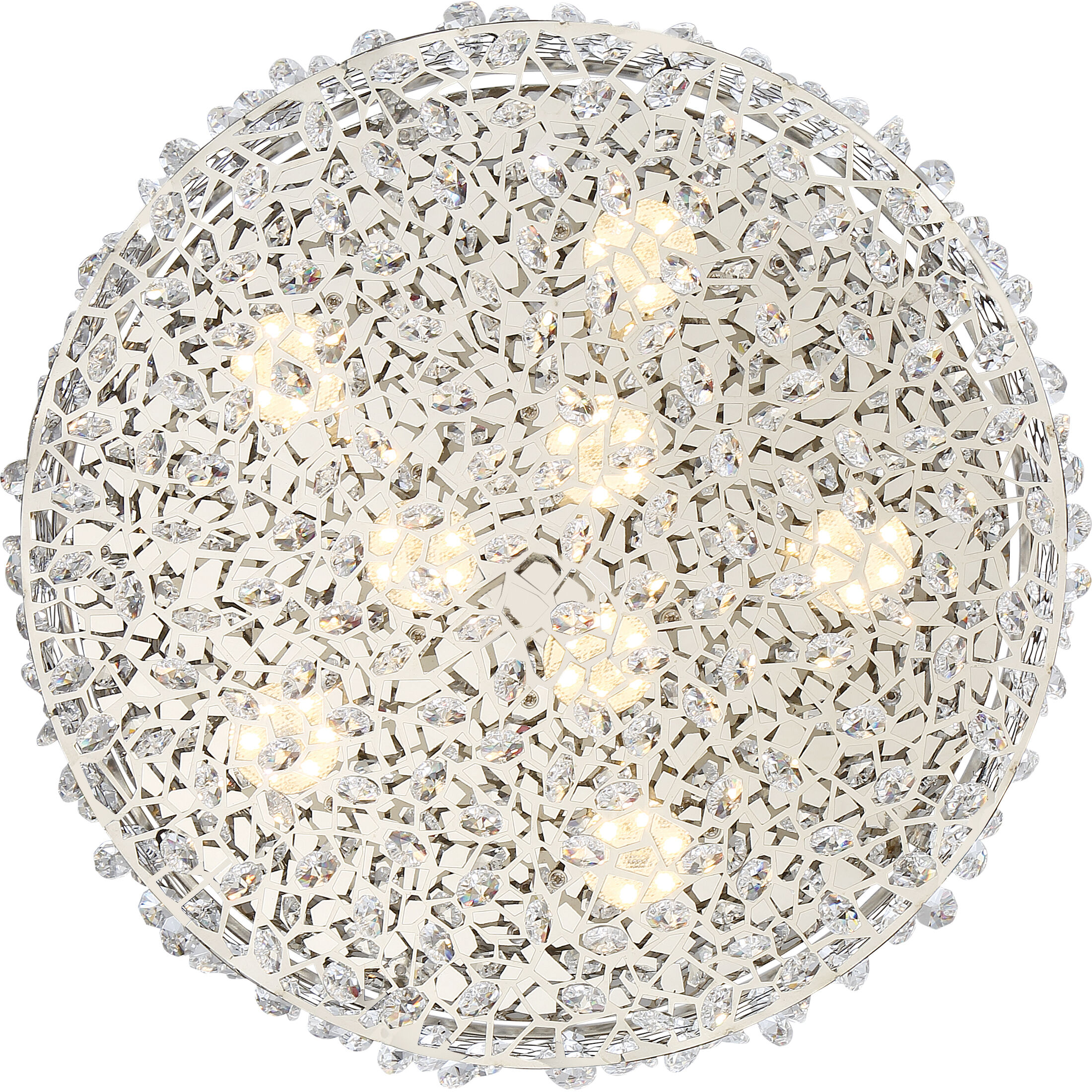 Starlet LED 14 inch Polished Chrome Flush Mount Ceiling Light