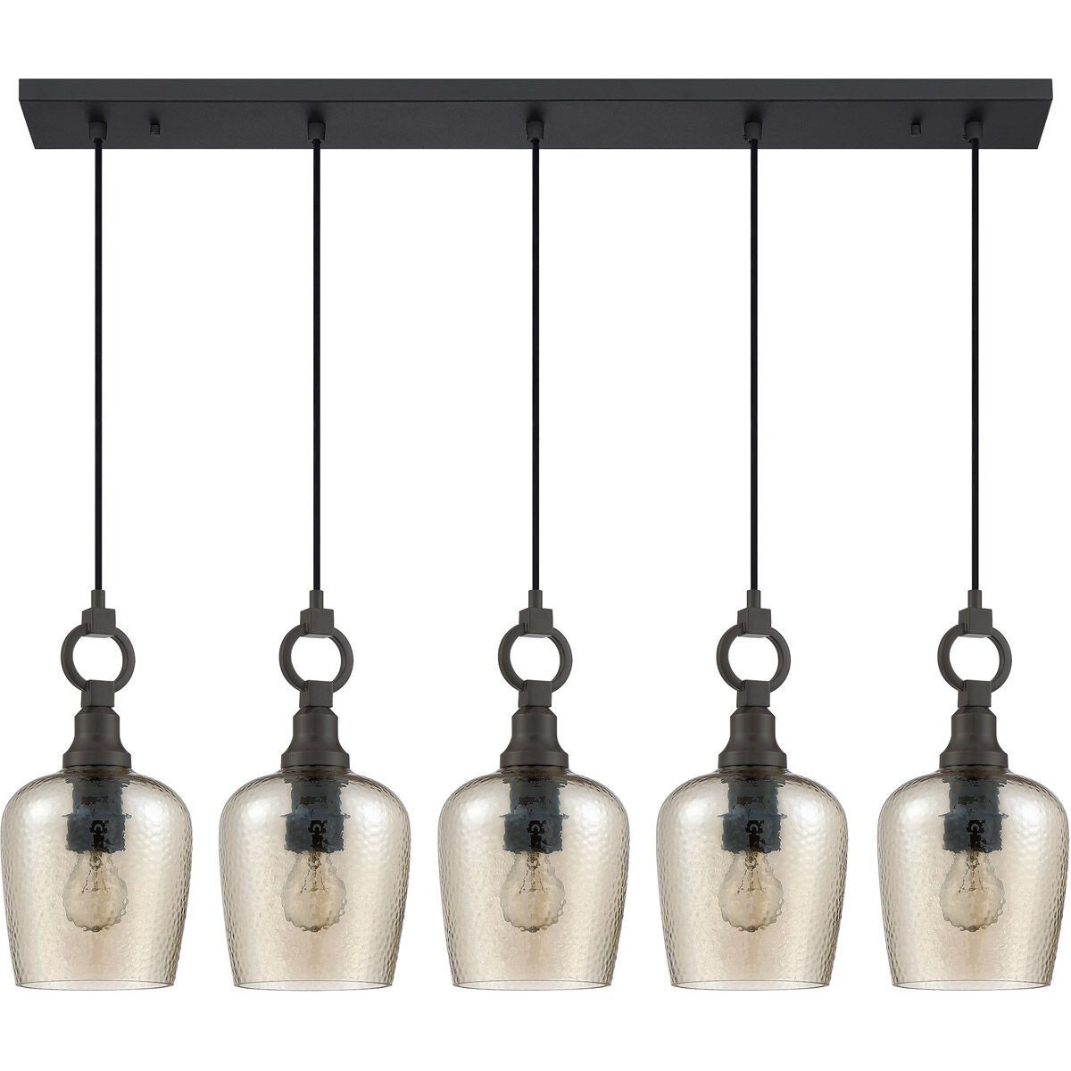 Kendrick 5 Light 43 inch Western Bronze Island Chandelier Ceiling Light 