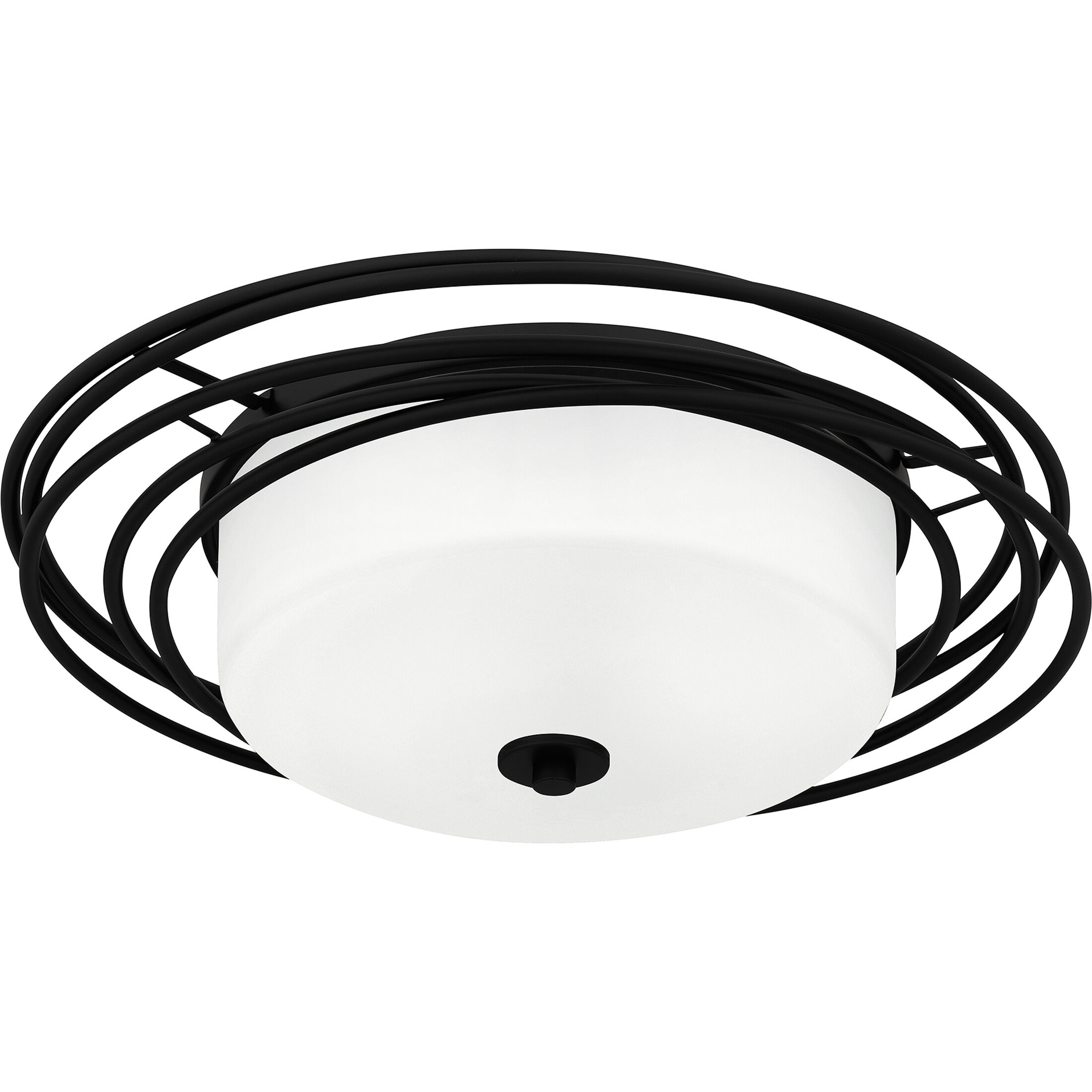 Calliope 2 Light 20.5 inch Matte Black Flush Mount Ceiling Light