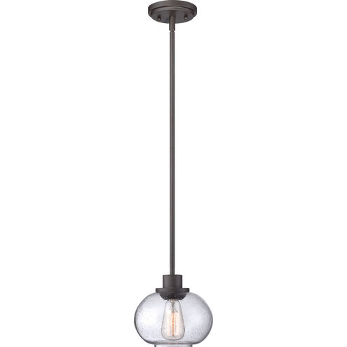 Trilogy 1 Light 8 inch Old Bronze Mini Pendant Ceiling Light