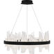 Aurelia LED 30 inch Matte Black Chandelier Ceiling Light