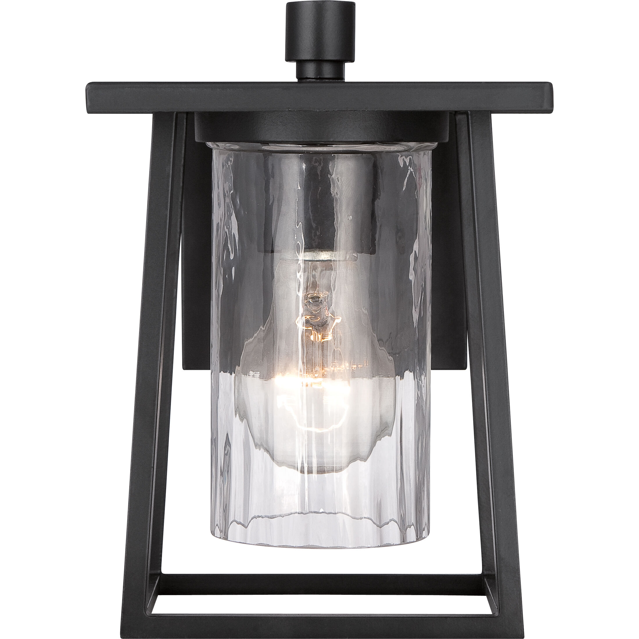 Lodge 1 Light 9 inch Mystic Black Outdoor Wall Lantern