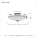 Griffin 3 Light 17 inch Antique Nickel Flush Mount Ceiling Light