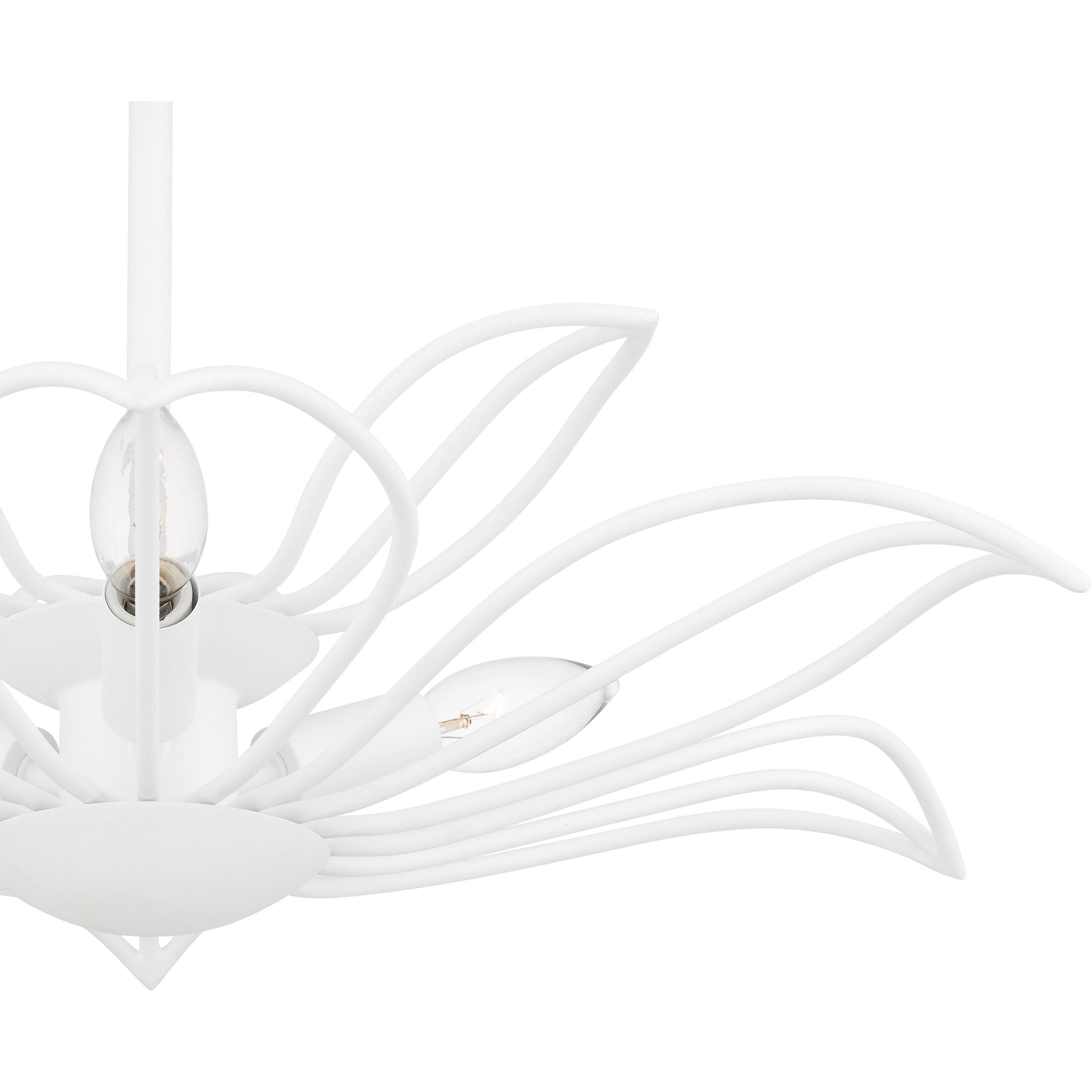 Tallulah 3 Light 22 inch Sand White Pendant Ceiling Light, Large