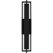 Pointsett LED 30 inch Matte Black Outdoor Wall Lantern, Extra Large