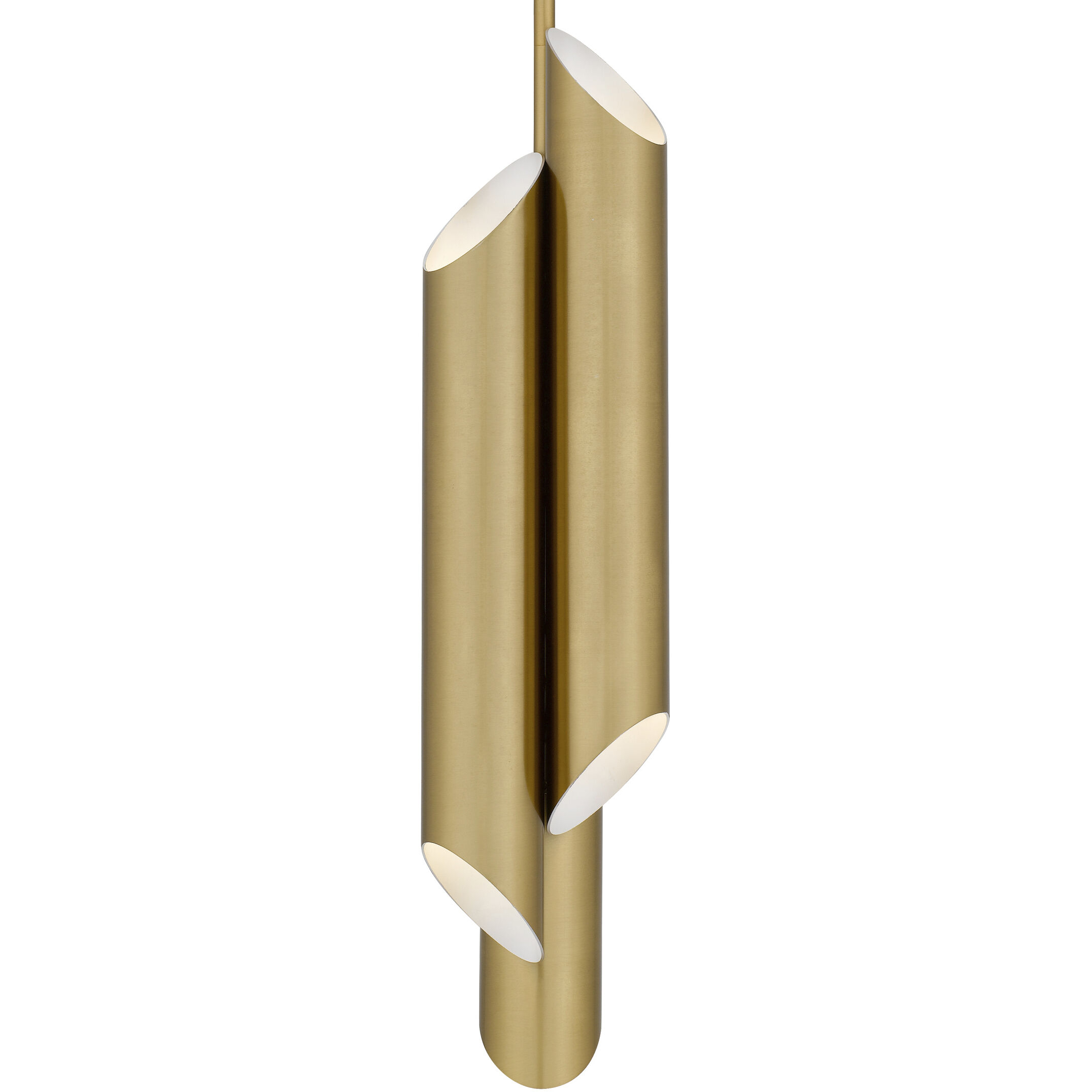 Manelis LED 5.5 inch Brushed Gold Mini Pendant Ceiling Light