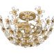 Rosemary 3 Light 15.75 inch Soft Gold Semi-Flush Mount Ceiling Light, Medium