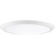Verge LED 20 inch Fresco Flush Mount Ceiling Light in White Lustre