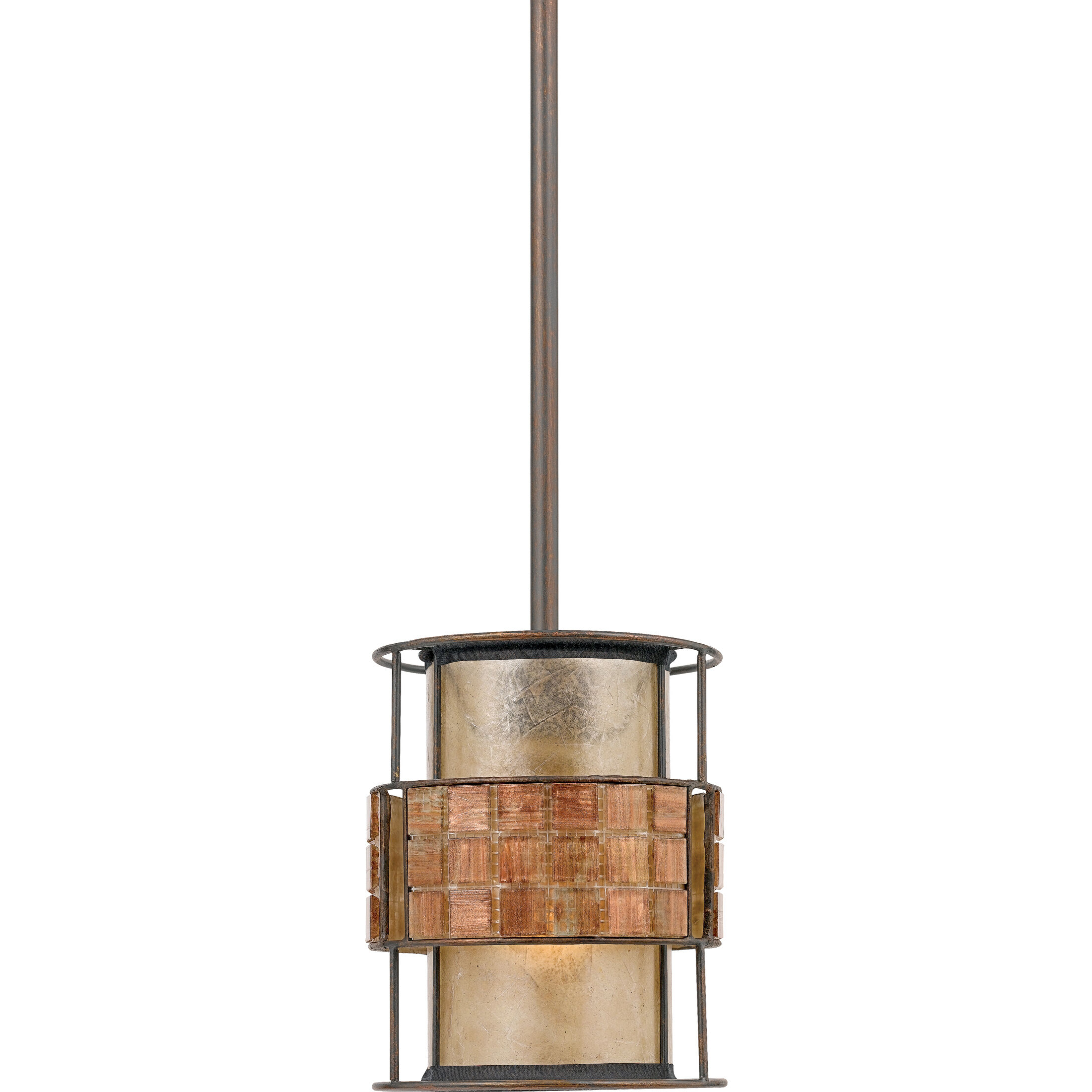 Laguna 1 Light 6 inch Renaissance Copper Mini Pendant Ceiling Light, Naturals