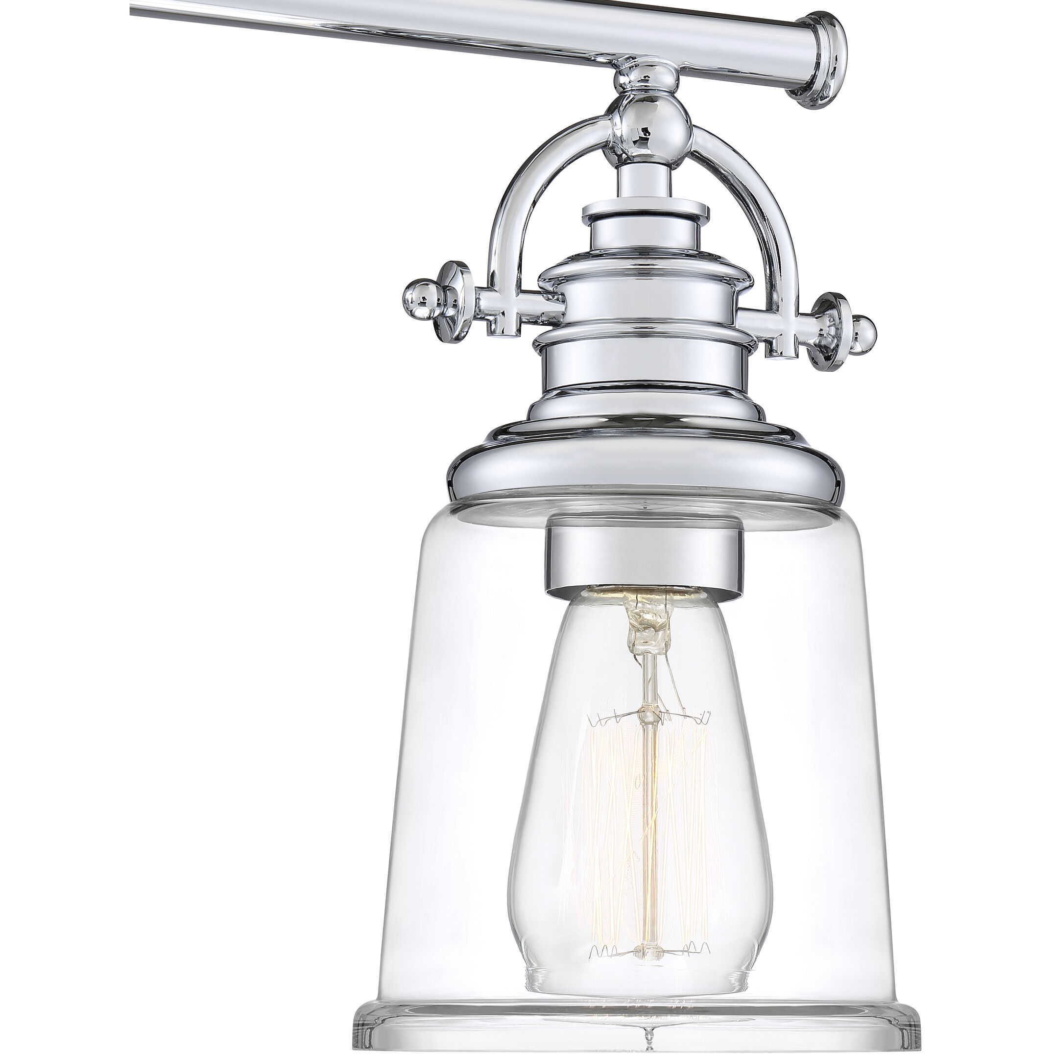 Grant 2 Light 16 inch Polished Chrome Bath Light Wall Light, Medium