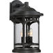 Marblehead 3 Light 18 inch Mystic Black Outdoor Wall Lantern