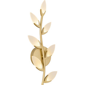 Flores LED 8.75 inch Soft Gold Wall Sconce Wall Light, Small
