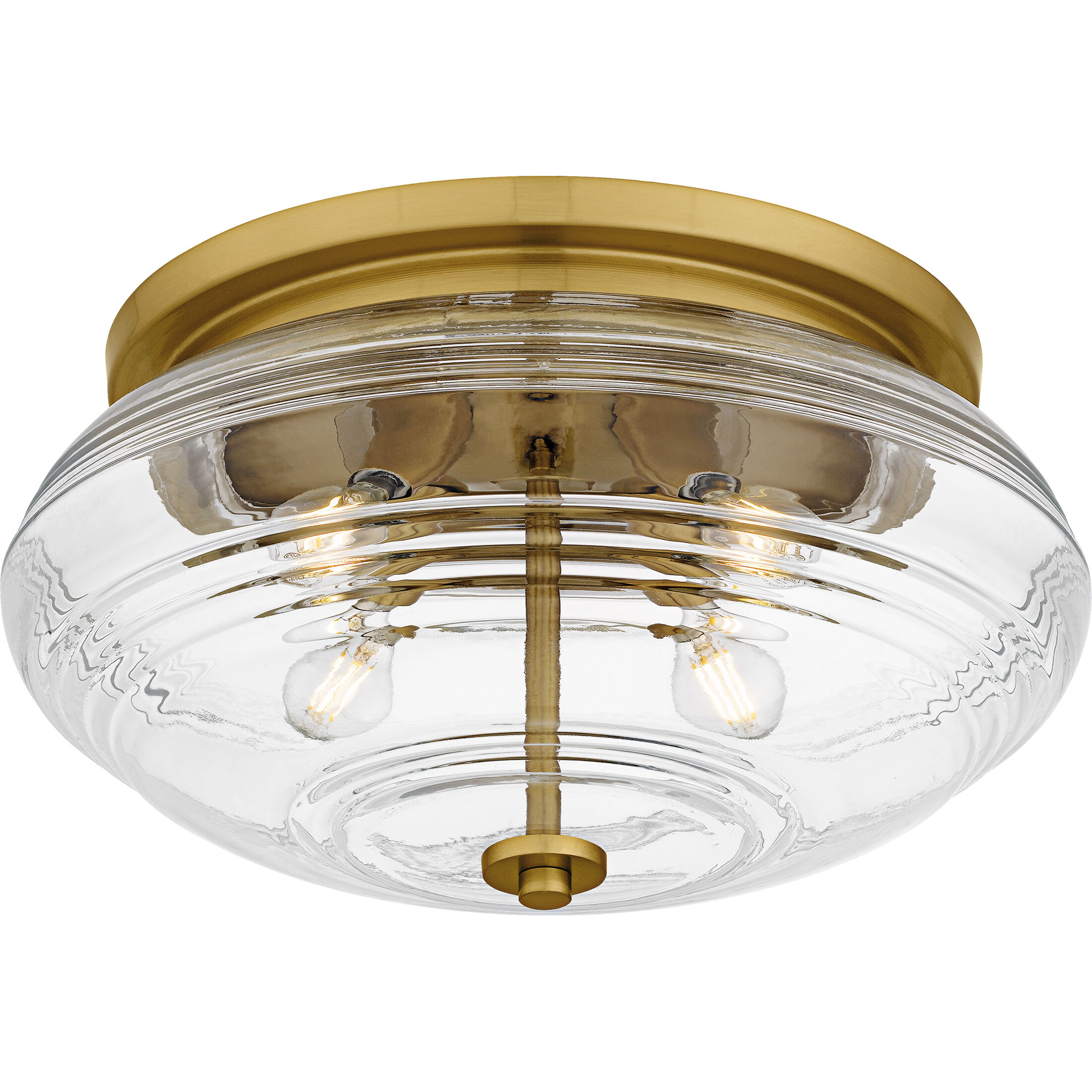 Gatonby 4 Light 16 inch Brushed Gold Flush Mount Ceiling Light, Medium
