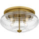 Gatonby 4 Light 16 inch Brushed Gold Flush Mount Ceiling Light, Medium