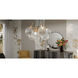 Soiree 4 Light 22 inch Brushed Weathered Brass Pendant Ceiling Light