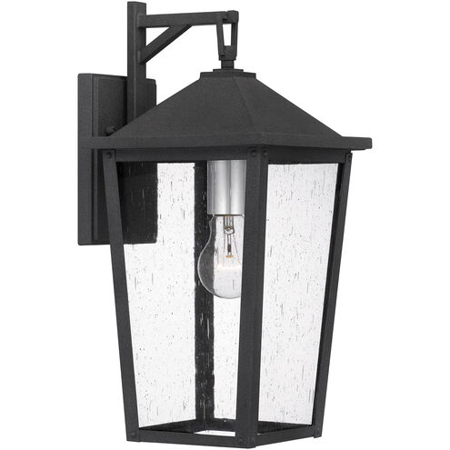 Quoizel Stoneleigh 1 Light 17 inch Mottled Black Outdoor Wall Lantern STNL8408MB - Open Box