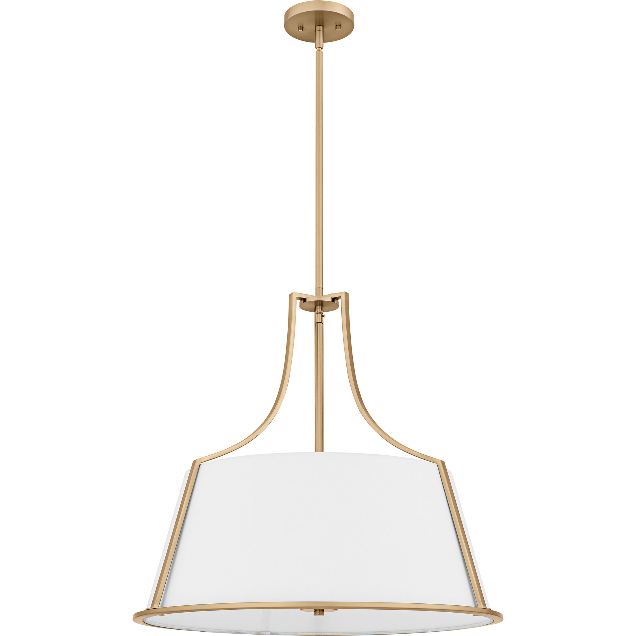 Harte 5 Light 24 inch Bronze Gold Pendant Ceiling Light, Large