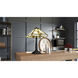 Orson 23.5 inch 75.00 watt Matte Black Table Lamp Portable Light, Tiffany