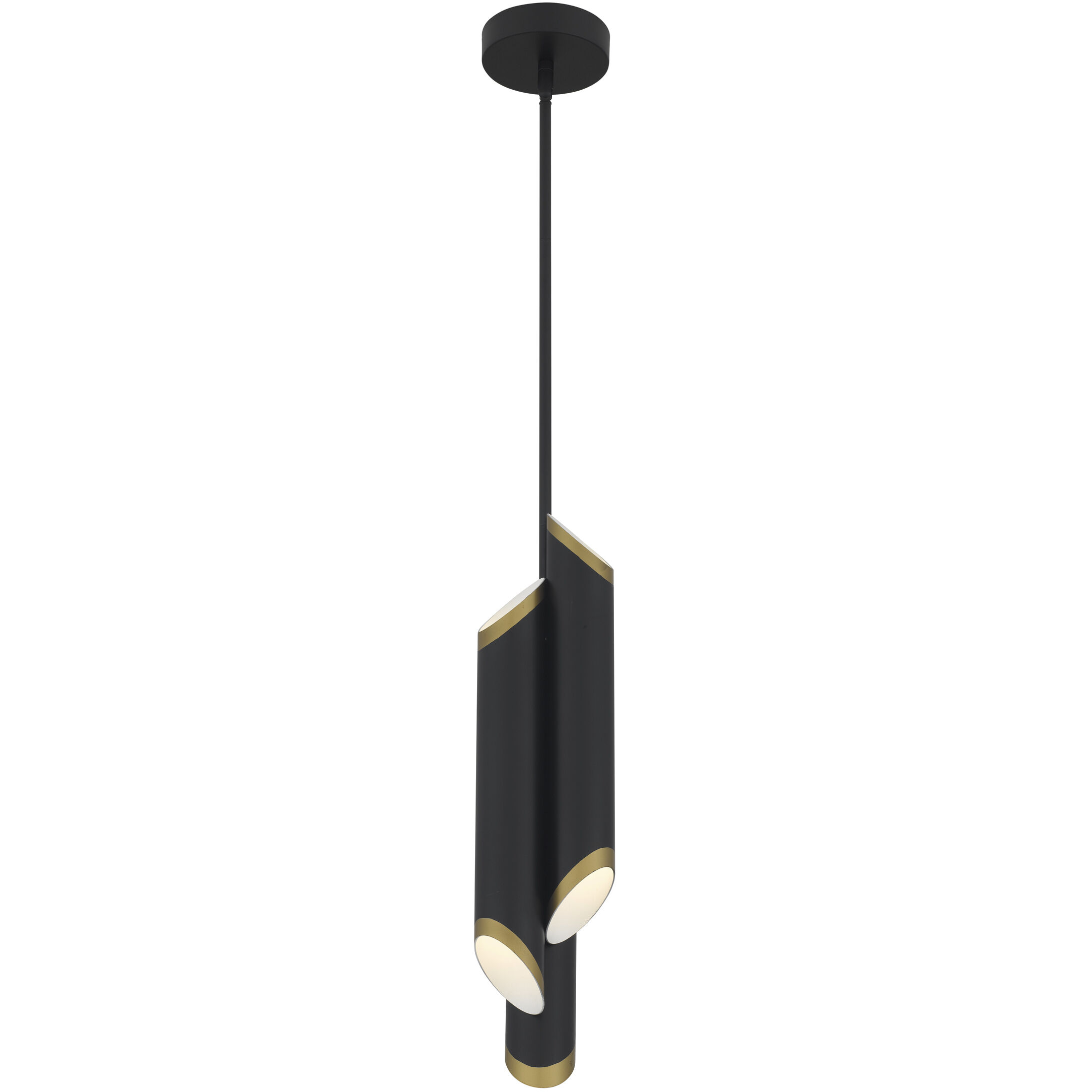 Manelis LED 5.5 inch Matte Black Mini Pendant Ceiling Light