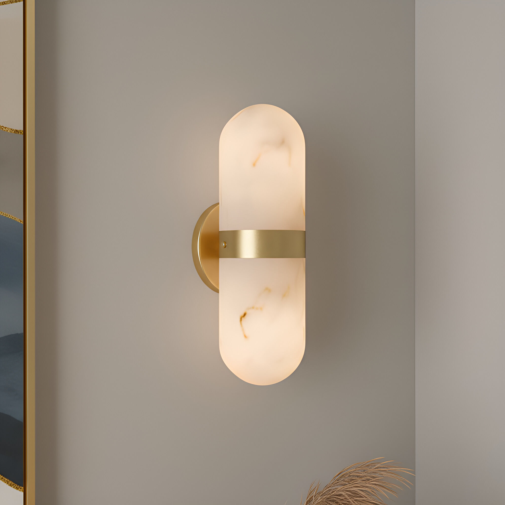 Bree Wall Sconce Wall Light in Brushed Gold