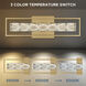 Dazzle LED 24 inch Soft Gold Bath Light Wall Light, Medium