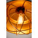 Darmody 1 Light 17 inch Matte Black Semi-Flush Mount Ceiling Light