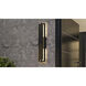 Pointsett LED 30 inch Matte Black Outdoor Wall Lantern, Extra Large