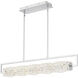 Klass LED 37.5 inch Polished Chrome Island Light Ceiling Light, Medium