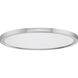Outskirts LED 20 inch Brushed Nickel Flush Mount Ceiling Light