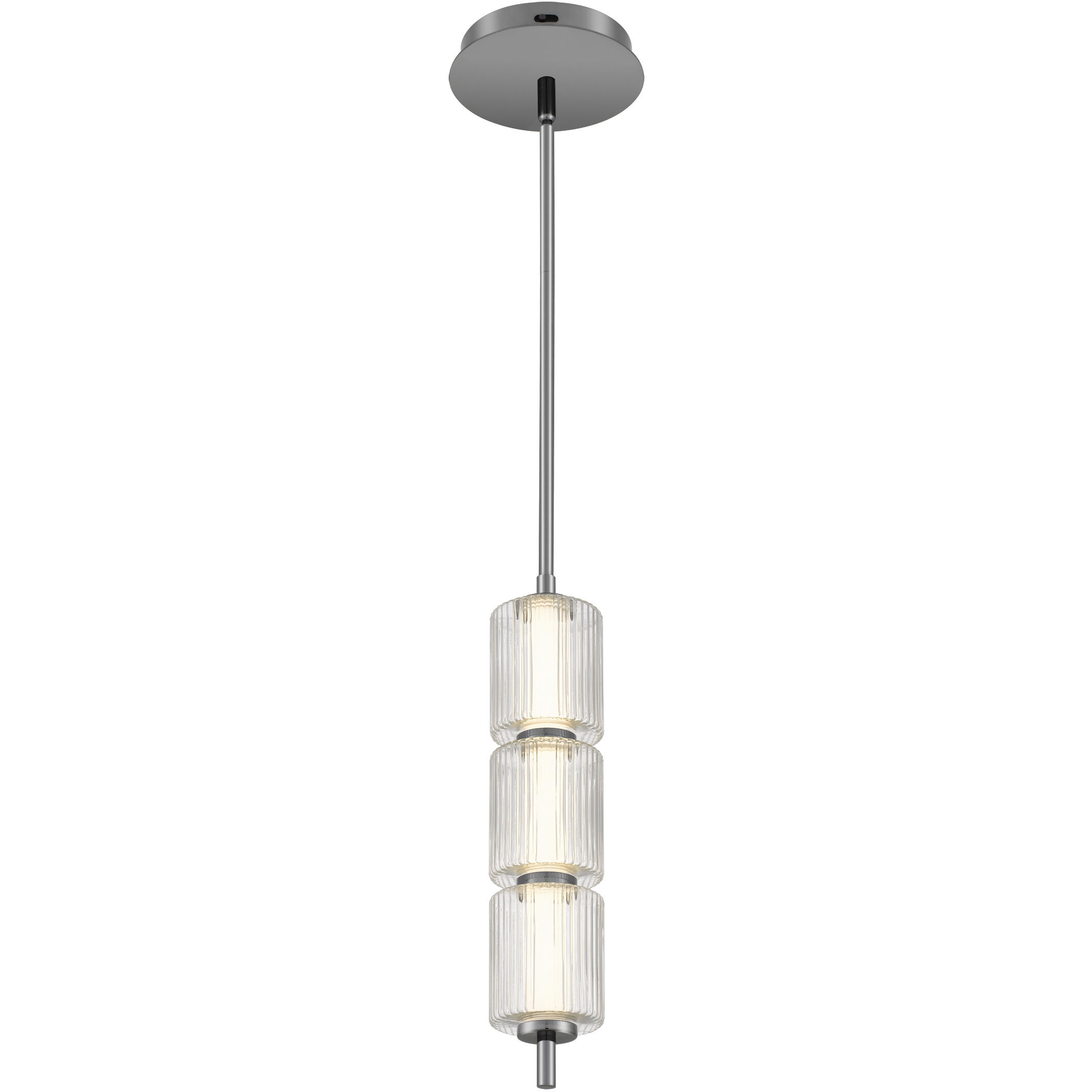 Turner LED 3.75 inch Black Chrome Mini Pendant Ceiling Light