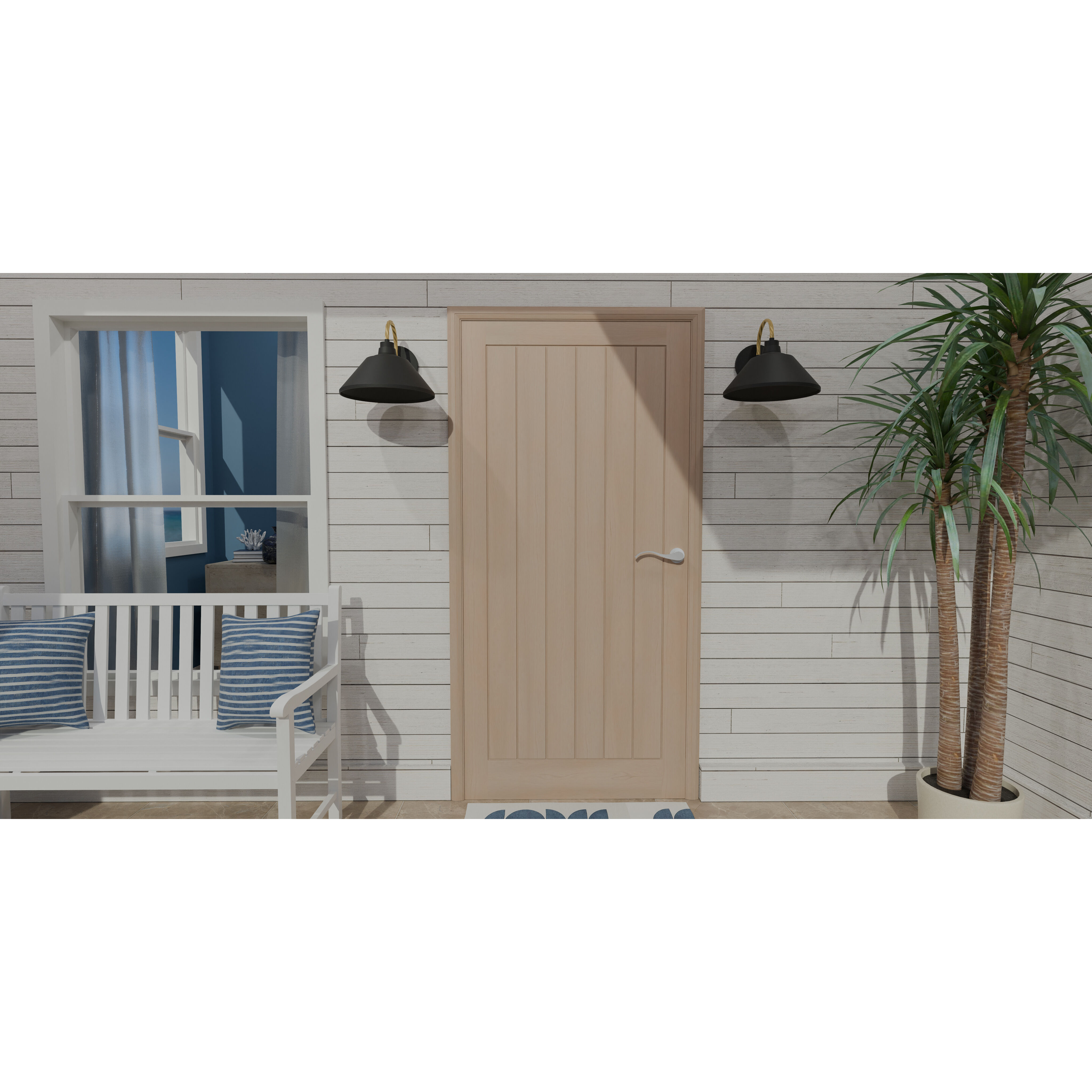 Longshore 1 Light 14 inch Matte Black Outdoor Lantern, Large