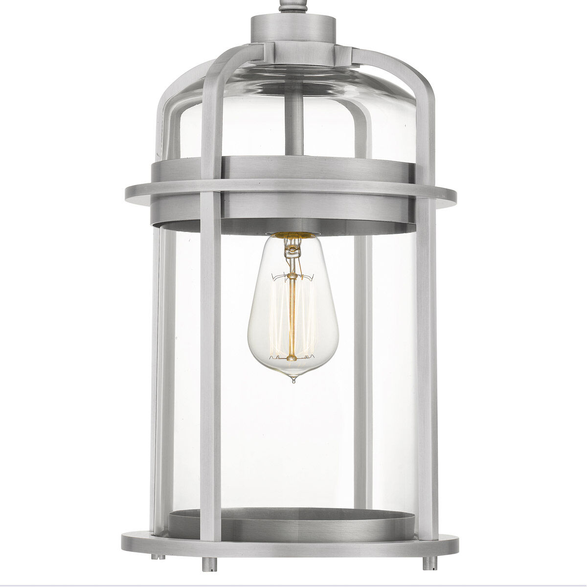 Carrington 1 Light 9 inch Industrial Aluminum Mini Pendant Ceiling Light, Small