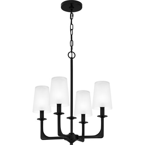 Hough 4 Light 18 inch Mystic Black Chandelier Ceiling Light