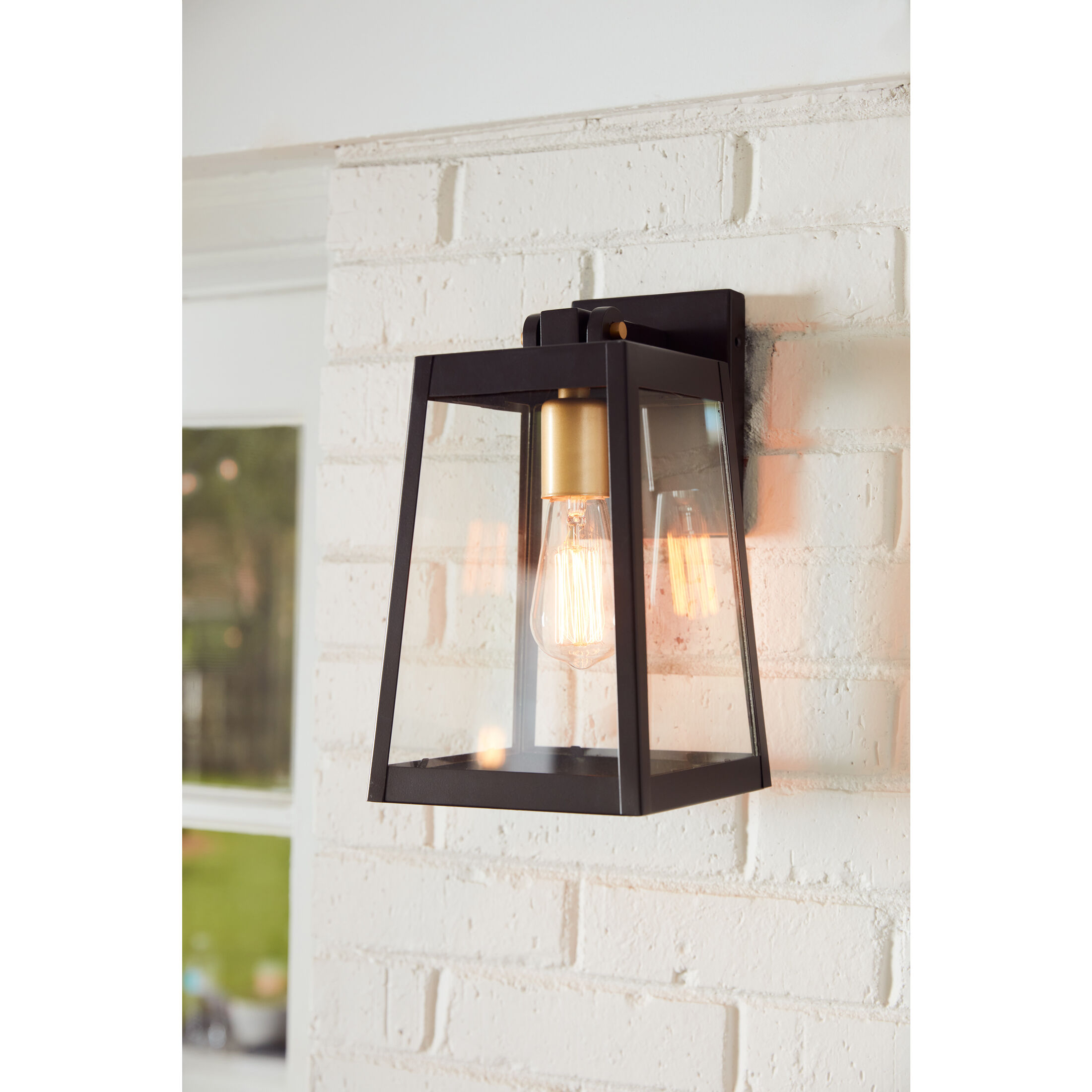 Quoizel AMBL8407WT Amberly Grove 1 Light 12 inch Western Bronze Outdoor Wall Lantern