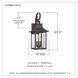 Chancellor 3 Light 24 inch Copper Bronze Outdoor Wall Lantern