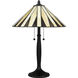 Legend 23.5 inch 75.00 watt Matte Black Table Lamp Portable Light
