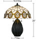 Orla 20 inch 75 watt Matte Black Table Lamp Portable Light