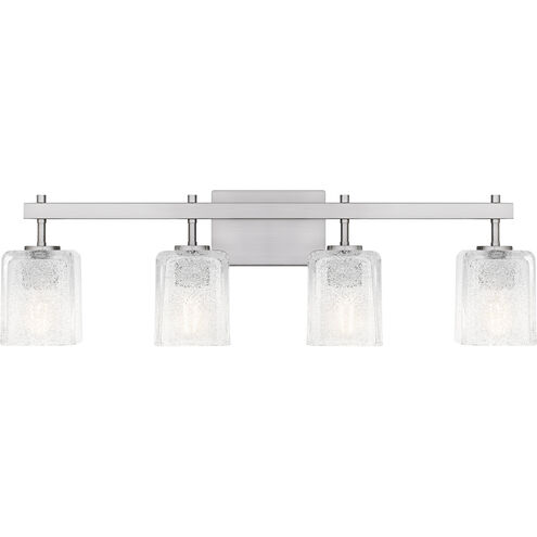 Brenthouse 4 Light 31.5 inch Brushed Nickel Bath Light Wall Light, Extra Large
