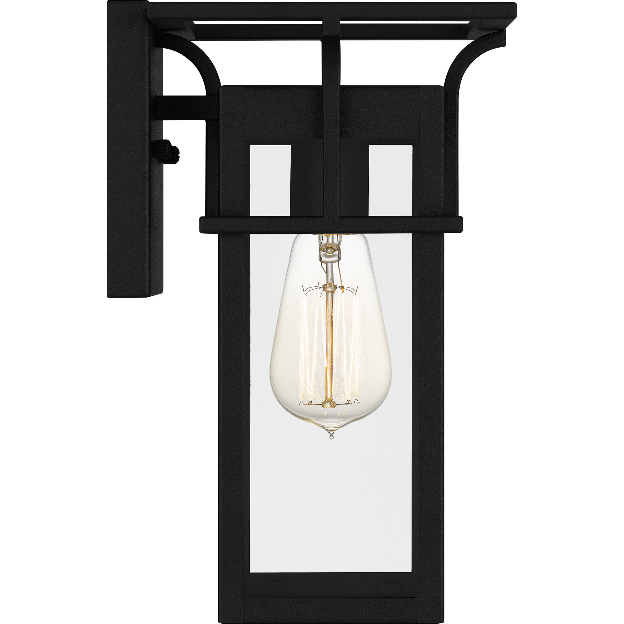 Markley 1 Light 12 inch Earth Black Outdoor Wall Lantern