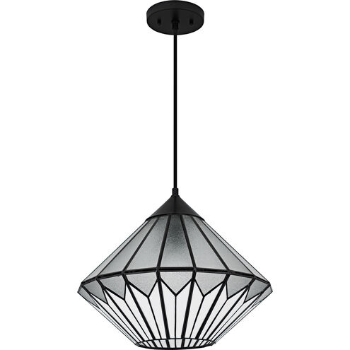 Olivier 1 Light 15 inch Matte Black Pendant Ceiling Light