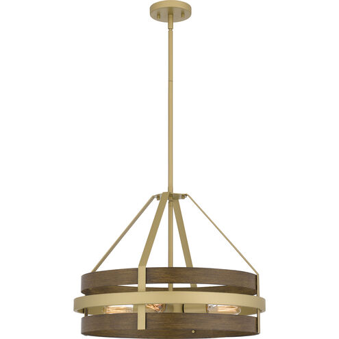 Gadsen 4 Light 20 inch Champagne Gold Pendant Ceiling Light