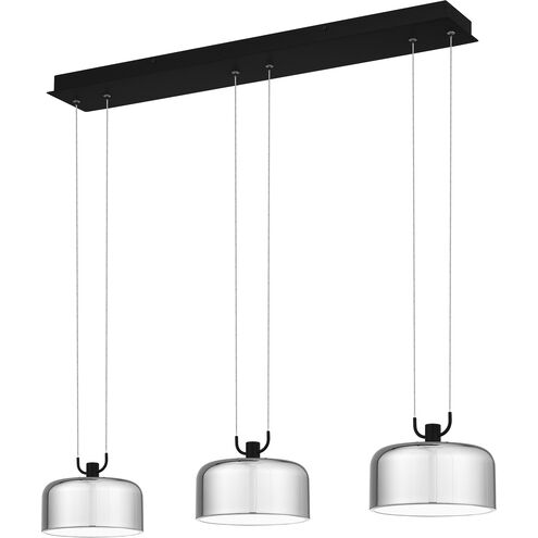 Gabriel 36 inch Matte Black Island Light Ceiling Light