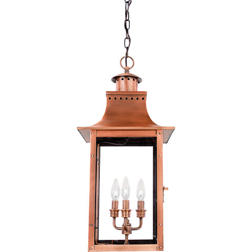 Antiqued Copper Realistic Electric 15.5 Flickering LED Hanging