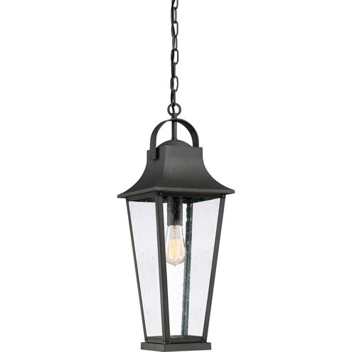 Galveston 1 Light 9 inch Mottled Black Mini Pendant Ceiling Light, Small