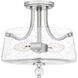 Hollister 2 Light 13 inch Polished Nickel Semi-Flush Mount Ceiling Light
