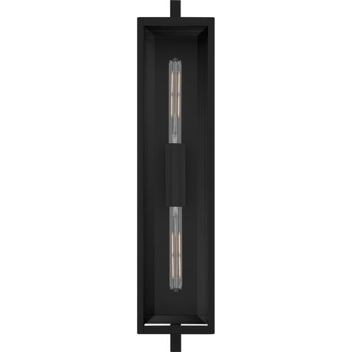 Dale 2 Light 32 inch Matte Black Outdoor Wall Lantern, Extra Large