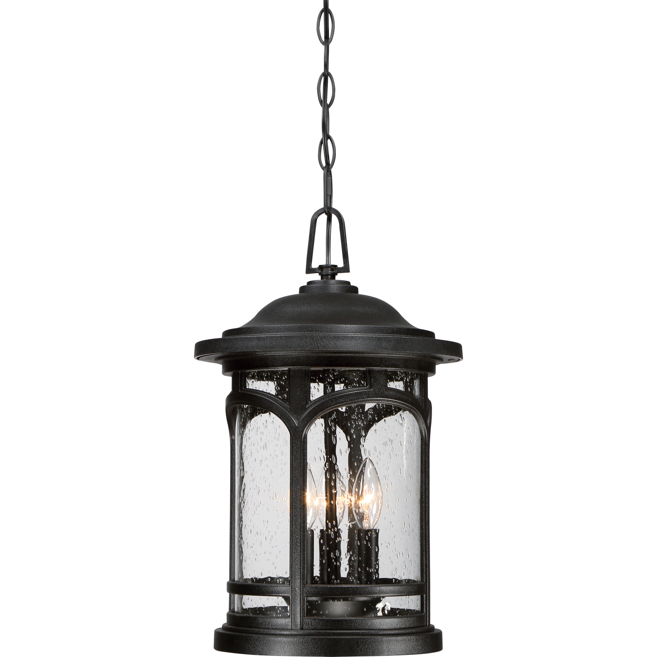 Marblehead 3 Light 11 inch Mystic Black Outdoor Hanging Lantern