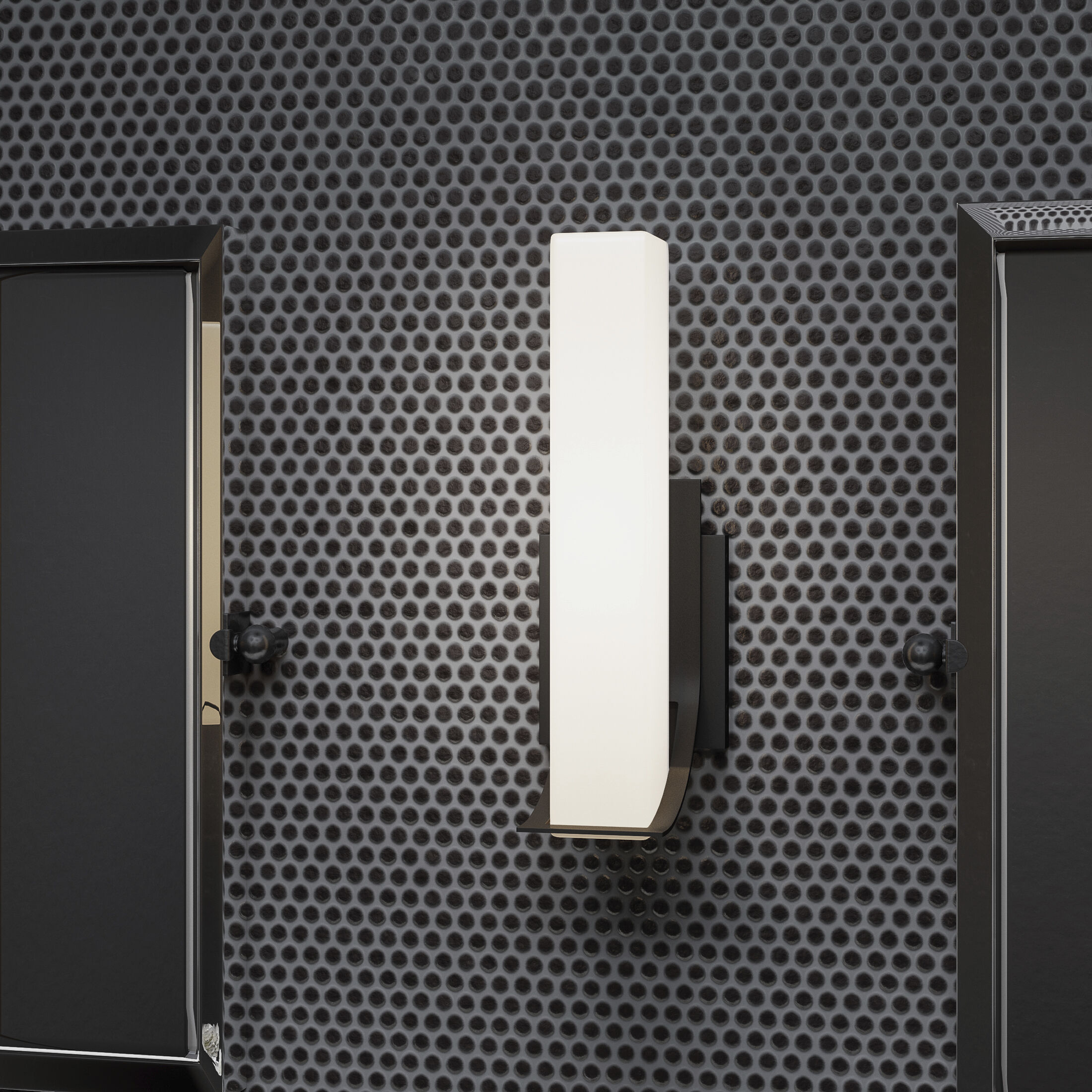 Blade LED 14 inch Earth Black Bath Light Wall Light